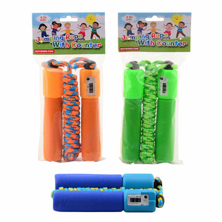 OUTDOOR FUN - CORDA DE SALTAR COM CONTADOR, 2,10 M (6 un.)