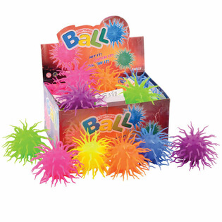 BOLAS PUFFER COM ESPIG&Otilde;ES LUMINOSAS EM EXPOSITOR (24 un.)
