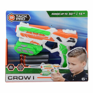 Pistola Tack Pro Crow I com 6 Dardos Macios