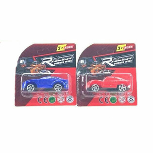 MIX CARROS DESPORTIVOS DE FRIC&Ccedil;&Atilde;O PULL BACK EM BLISTER (24 un.)