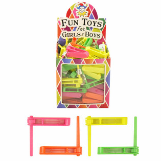 Pequenos chocalhos em display - Mix Neon (108 un.)