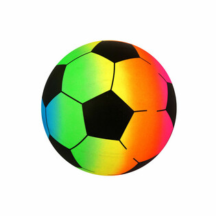 Bola de Futebol Arco-&Iacute;ris PVC &Oslash;20cm (12 un.)