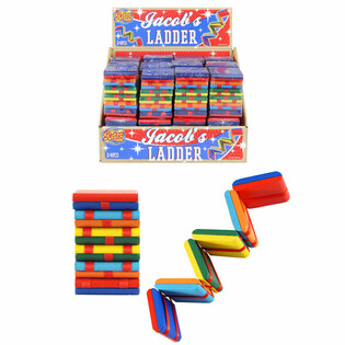 RETRO TOYS - Escada de Jacob em Madeira em Display (24 unidades)