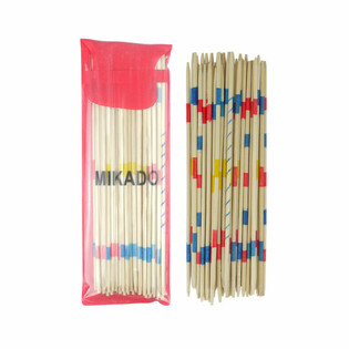 JOGO MIKADO - 41 Varetas de Madeira