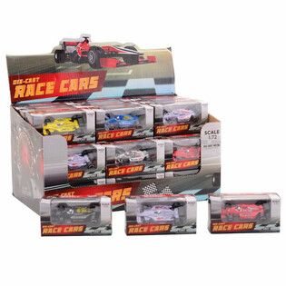MIX CARROS DE CORRIDA F1 - ESCALA 1:72 - EM EXPOSITOR (36 ud.)