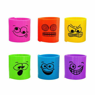 Mini Molas Espirais Funny Faces &Oslash;3.5 cm (6 un.)