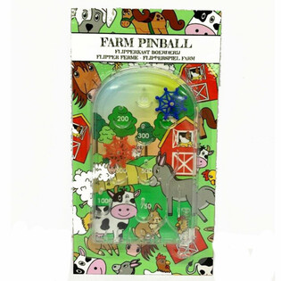 Jogo de Pinball Animais da Quinta em Cart&atilde;o