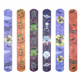 Pulseira Slap Halloween (120 un.)