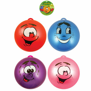 Bola Smiley Face &Oslash; 23 cm com gancho (12 un.)