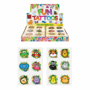 Tatuagens Jungle Fun - Expositor (96 unidades)