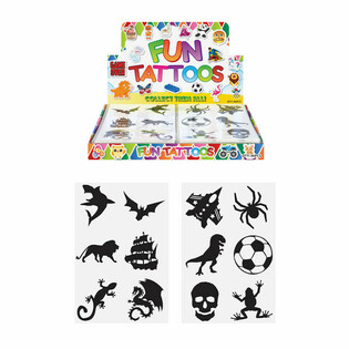 Tatuagens Fun - Expositor Rapazes (96 un.)