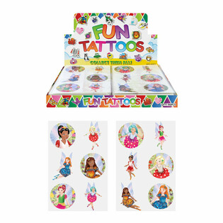 Tatuagens Fun - Expositor Fadas (96 unidades)