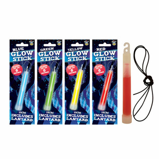 Glow Stick Breaklight - 15cm de Comp. com Cord&atilde;o - Cores Mix em Display (12 un.)