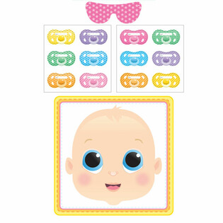 JOGO PARA BABY SHOWER - STICK THE DUMMY (12 unidades)