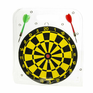 Alvo de dardos com 2 dardos - Di&acirc;metro 22,5 cm (2 un.)