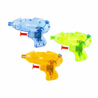 PISTOLAS DE &Aacute;GUA 9 cm - CORES MISTAS (48 un.)