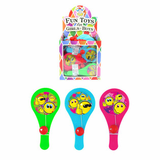 Jogo de Raquete Smiley - Expositor (96 un.)