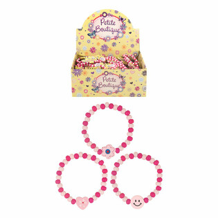 Expositor de Pulseiras de Madeira Smiley para Meninas (120 un.)