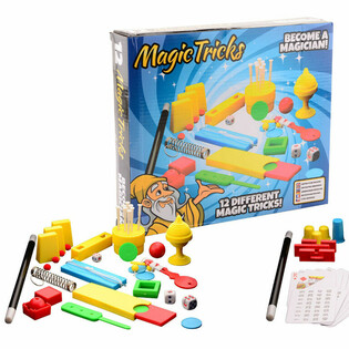 MAGIC TRICKS - CAIXA DE MAGIA GRANDE COM 12 TRUQUES EM CAIXA