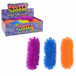 Minhoca Fluffy Grande 22 cm - Expositor (12 un.)