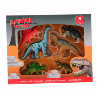 ANIMAL WORLD - Conjunto de Dinossauros (6 Figuras)