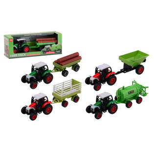 FARM MASTER - CONJUNTO DE TRATORES DIE-CAST - MIX (12 unid.)