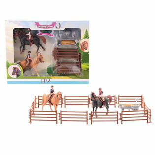 MY LOVELY HORSE - XL - 2x CAVALOS DE BRINQUEDO COM GRANDE EST&Aacute;BULO - EM CAIXA DE OFERTA (1 un.)