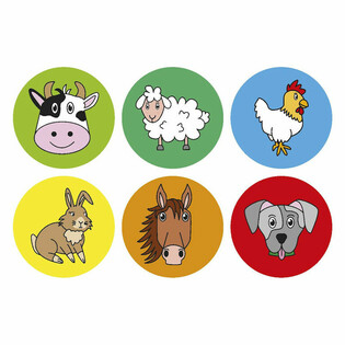 PELUCHE - ANIMAIS DA QUINTA - DI&Acirc;METRO: 10 CM (48 un.)
