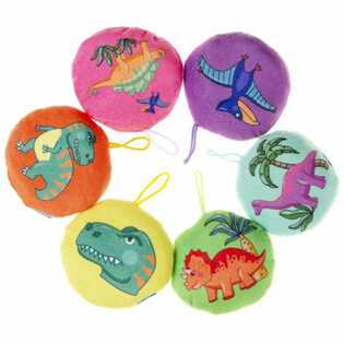Dinossauro de Pel&uacute;cia - Di&acirc;metro: 10 cm (Pack de 48)