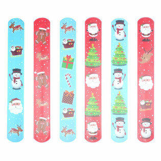 Pulseiras Snap de Natal Mix (120 Unidades)