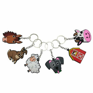Porta-chaves Animais da Quinta (Mix, 48 Unidades)
