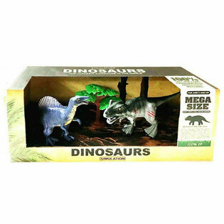 Conjunto de dinossauros em caixa de oferta de luxo - 3 pe&ccedil;as