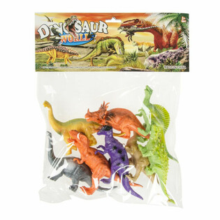 Dinosaur World: Conjunto de 8 Grandes Figuras de Dinossauros