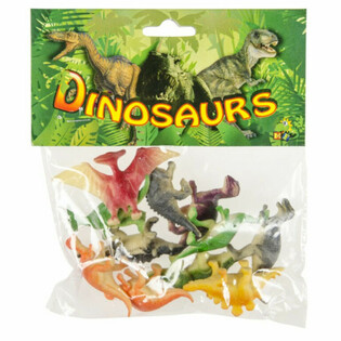 Conjunto de 12 Figuras de Dinossauro em Embalagem (6 p&ccedil;s.)