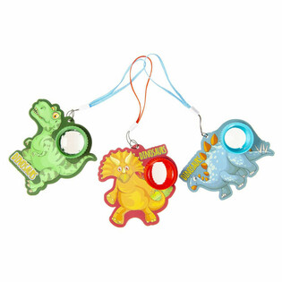 CALEIDOSC&Oacute;PIO DE DINOSSAURIO COM CORD&Atilde;O - MIX DINOS (24 un.)
