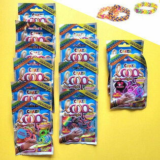 CRAZE LOOPS LOOM - SOBRES SURPRESA - EM EXPOSITOR (12 unidades)