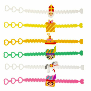 SINTERKLAAS - PULSEIRAS DE SILICONE PARA CRIANÇAS (12 un.)