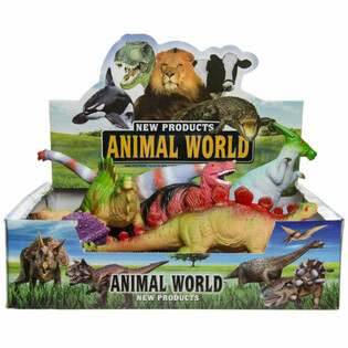 Mundo dos Dinossauros: Grandes Figuras de Dinossauros - Mix em Display (12 un.)