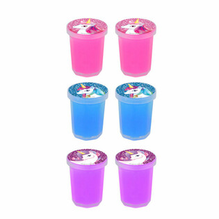 UNIC&Oacute;RNIO - MINI POTES DE SLIME (6 ud.)