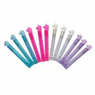 Bolas de sab&atilde;o de unic&oacute;rnio coloridas (1 pack de 12 unid.)