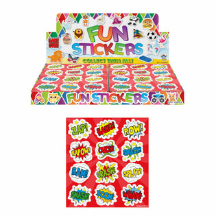 Autocolantes Fun: Expositor Comic Signs (120 un.)
