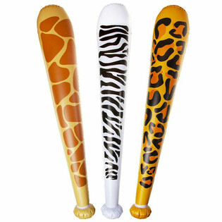 BAST&Atilde;O INFL&Aacute;VEL ANIMAIS SELVAGENS GRANDE - 85CM - CORES MISTAS (12 un.)