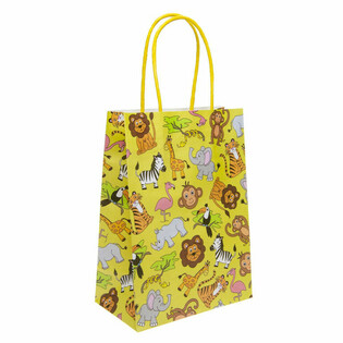 Sacos de Presente de Papel Animais da Selva (12 un.)