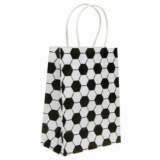 Sacos de Papel para Presente Futebol 16x9x22 CM (12 unidades)