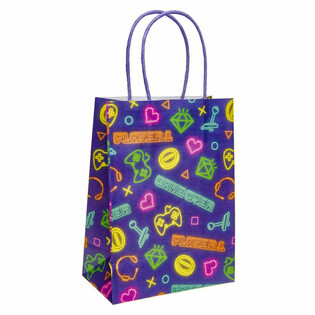 Saco de Presente de Papel Gamer - 16x9x22 cm (12 unid.)