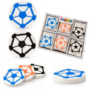 BORRACHA DE FUTEBOL EM DISPLAY (30 un.)