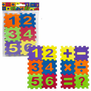 JOGO DE PUZZLE DE MATEM&Aacute;TICA EM ESPUMA