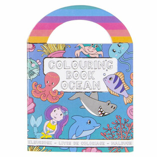 Livros de colorir Animais Marinhos com autocolantes (48 unid)