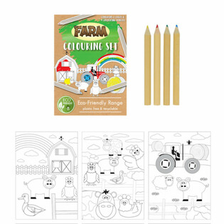 ECO FRIENDLY - Conjunto de Desenho Quinta (25 unid.)