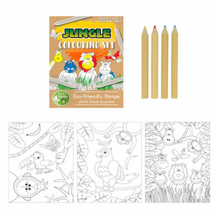 ECOL&Oacute;GICO &ndash; Conjunto de Desenho Animais da Selva (25 unid.)